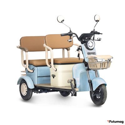 Электротрицикл Rutrike Gelbert Atlas 48V/60V 600Вт синий
