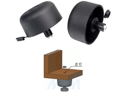 Опора регулируемая для шкафа, 50х44мм