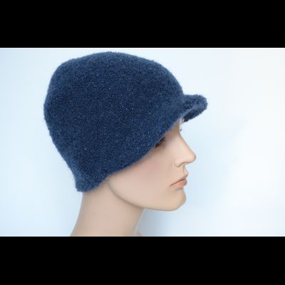 Синяя кепка жокейка женская Vizio Италия 8033 V