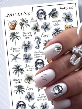 Слайдер-дизайн MilliArt Nails MAX-320