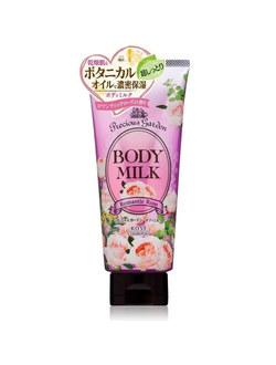 Молочко для тела питательное и увлажняющее Precious Garden Body Milk Romantic Rose с нежным ароматом розы KOSE 200г