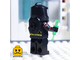 Конструктор фигурки Зомби солдат в защитном костюме, совместим с Лего (черный)
