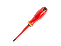 Отвертка диэлектрическая PH2x100 серия СЛИМ для работ под напряжением до 1000 В