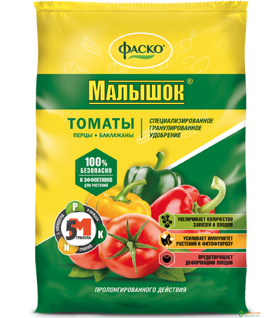Удобрение минеральное 5М-гранула для томатов и перцев Фаско 1 кг