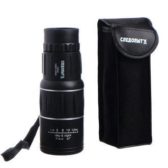 Монокуляр "СЛЕДОПЫТ", 10х40, черный, 54*42*150 мм, 245 гр., в чехле