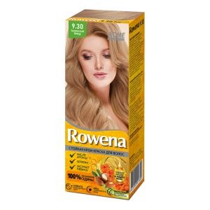 Rowena Стойкая Крем-Краска для волос тон 9.30 Золотистый блонд ( с аммиаком)