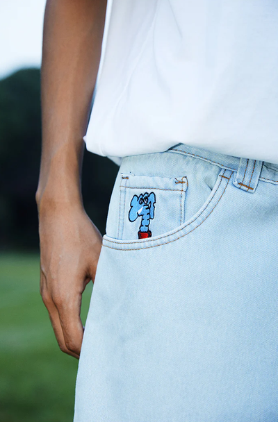 Тёплые джинсы Minderror Fleece Navy