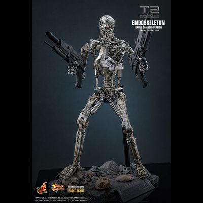 ПРЕДЗАКАЗ - Терминатор-эндоскелет (Terminator 2: Judgment Day) - Коллекционная фигурка 1/6 Endoskeleton (Battle Damaged Version) (MMS840D77) - Hot Toys ?ЦЕНА: 59800 РУБ.?
