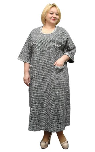 Комфортное платье Арт. 2341 (Цвет темно-синий) Размеры 58-84
