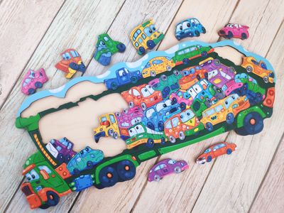 Пазл "Автовоз"