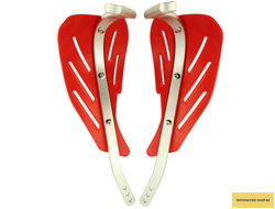 Защита рук (пара) HP15 красные армированные SM-PARTS