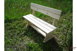 Лавка с фигурной ножкой, Сосна. длина 1400мм