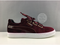 Puma Basket Heart Patent Бордовые (36-40) Арт. 233M-A