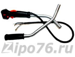 Ручка газа в комплекте со второй ручкой и трубками