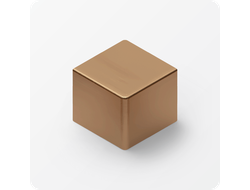 П-образный алюминиевый профиль 15х10 мм. NEEXY PV84-06 MBR Бронза матовая 2.7 м.