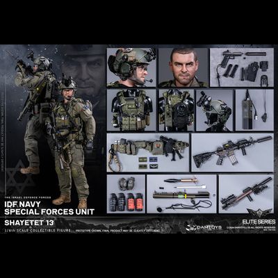 ПРЕДЗАКАЗ - Боец спецназа ВМС Израиля - Коллекционная ФИГУРКА 1/6 IDF Navy special forces unit Shayetet 13 (78104) - DAMTOYS ?ЦЕНА: 29900 РУБ.?