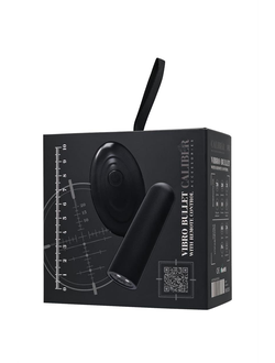 983051 Вибропуля с пультом управления RealStick CALIBER, черная