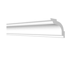 Потолочный плинтус DECOR-DIZAYN DD42, из дюрополимера, под покраску, ударопрочный, 2 метра