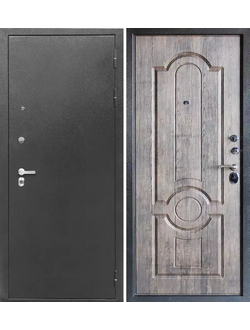 Входная металлическая дверь Тайгер Трио 8 см Моренный дуб