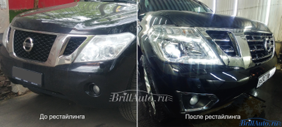Рестайлинг Nissan Patrol Y62 из 2010-2013 в 2014+