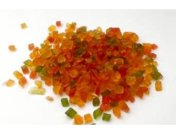 Цукаты из папайи "Апельсин" (оранжевые) кубики 6х6мм. (копия)