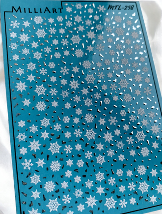 Слайдер-дизайн MilliArt Nails Металл MTL-258