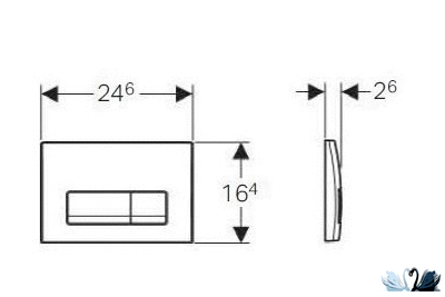 Инсталляция Geberit Duofix Plattenbau 458.125.21.1 для унитаза, в сборе с Delta51 хром