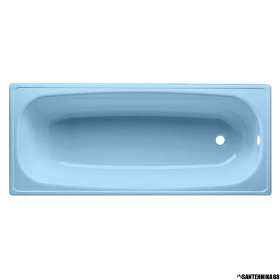 Ванна стальная BLB Europa белая (розовая, зеленая, голубая) с ножками 2.3мм 1,05 120 130 140 150 160 170 см