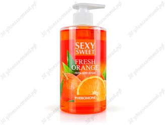 Гель для душа с феромонами FRESH ORANGE 430мл с ярким ароматом апельсина
