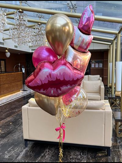 Набор с губками и помадой