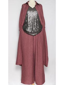 КОСТЮМ БРЮЧНЫЙ "ДВОЙКА" брусника р.50,52,54