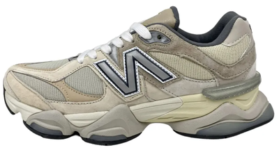 New Balance 9060 Cream Brown Grey женские