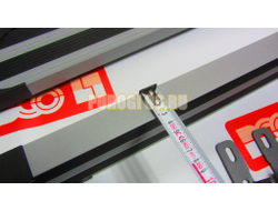 Пороги подножки "Luxe Silver" 1450 мм для Lada NIVA I TRAVEL 2020-