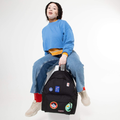 Рюкзак Eastpak Padded Pak'r Patched Black