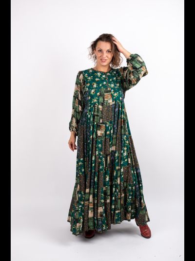 Лоскутное платье "Вечерний звон"