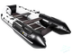 Лодка ПВХ Мастер Лодок Ривьера Максима 3600СК "Комби" Св.Серый / Чёрный