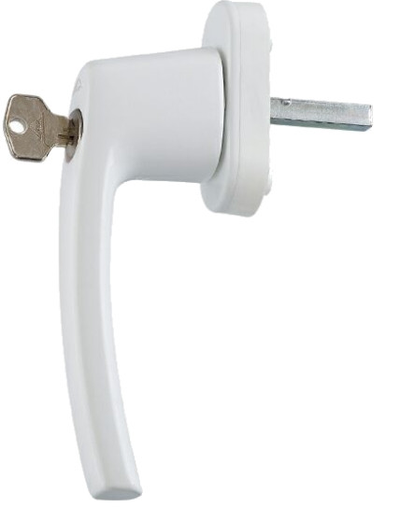 Ручка оконная с замком (ключом)