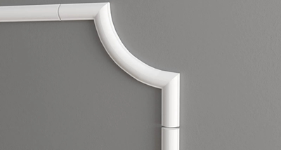 Угловой элемент DECOR-DIZAYN C1-130A к молдингу 130A, из дюрополимера, под покраску, 4шт