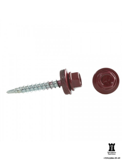 Саморез кровельный DAXMER 4.8х35 RAL 3005 (250 шт)