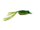 Воблер ThunderFrog Fishing (лягушка) зеленая/желтая/белая с точками
