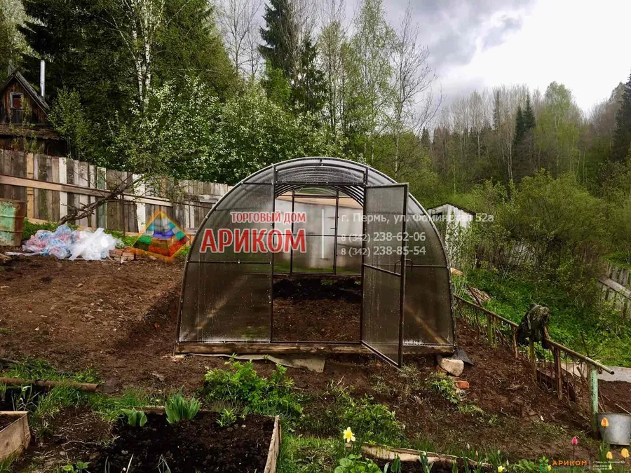 Теплицы и сотовый поликарбонат в Перми от Ариком