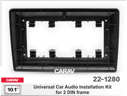 Переходная рамка CARAV 22-1280 UNIVERSAL  (10.1&quot; монтажная рамка универсальная для 2-DIN рамки)  RUN-FC677