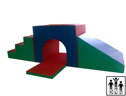 Мягкий модульный Спортивный набор «Куб-ворота»