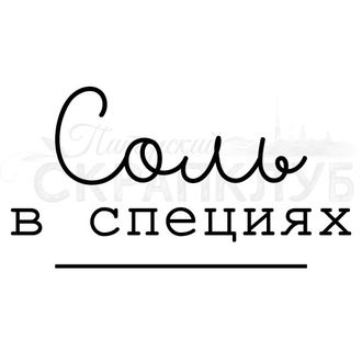 ФП штамп &quot;Соль в специях&quot;