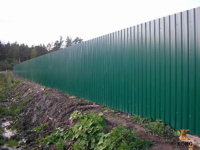 Забор из профлиста 