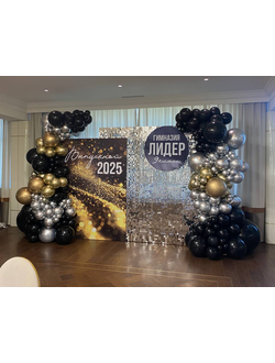 ФОТОЗОНА ИЗ ШАРОВ "ЯРКАЯ ШКОЛА"