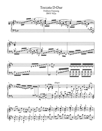 J.S.Bach Toccatas BWV 910-916