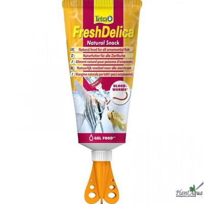 Tetra FreshDelica Bloodworms Rot Muckenlarven (желе мотыль)  80г