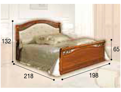 Кровать "Pelle" с изножьем 180х200 см