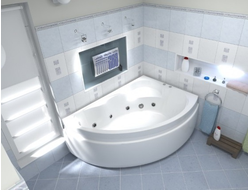 Ванна 'Лагуна' 1700х1100 правая без г\м